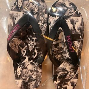 NWT Britney Spears Flip Flops